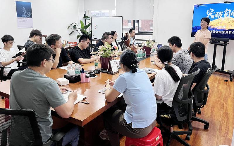 洞察過去，啟迪未來：微視光電舉行10月月度績效分析會